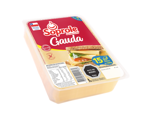 Soprole Queso Gauda Laminado 250g